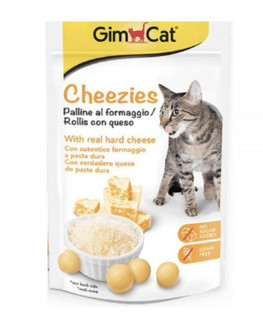 تشویقی گربه جیم کت با پنیر GimCat Chezees Rollies وزن 40 گرم