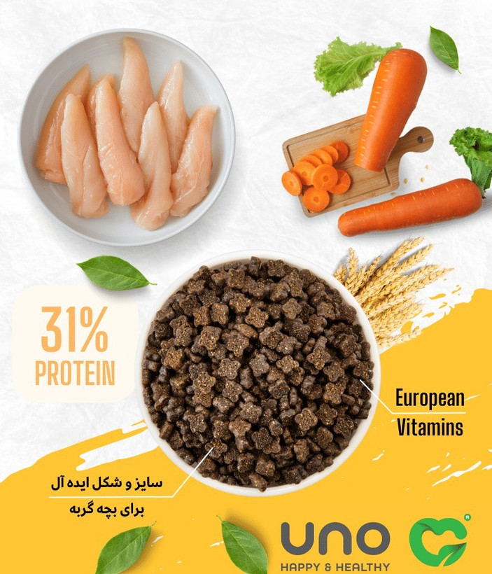 غذا خشک بچه گربه اونو (فله )